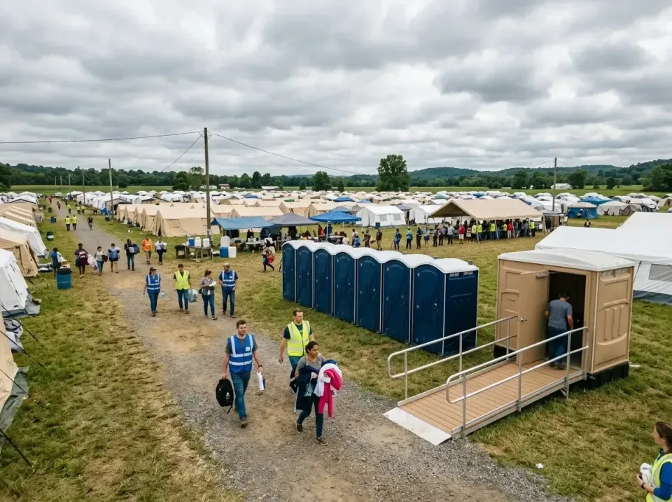 disaster-relief-camp-restrooms-010 — frequently asked questions, Dumpster & Portable Bathrooms Rental in Verona, WI